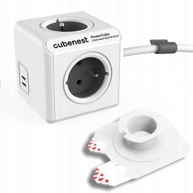 Cubenest PowerCube Extended Usb C+C Pd 35 W 1,5 m