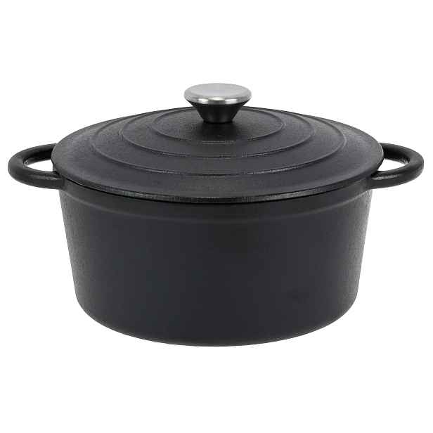Hrnec hrnec Krisberg 4,2 l litinový, černý, 24 cm