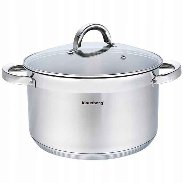Hrnec Klausberg KB-7127 7,5L 26cm Indukce ocelový poklička