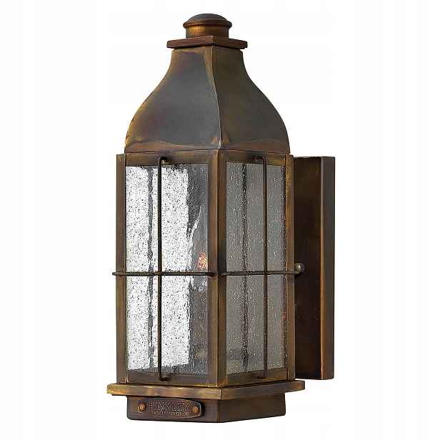 Retro zahradní nástěnné svítidlo venkovní pálená skleněná lampa Hinkley
