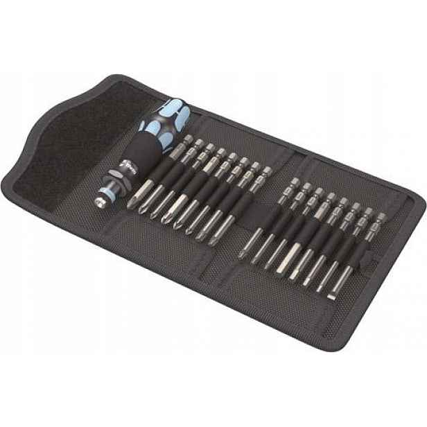 Sada bitů, rukojeť a nerezové hroty Kraftform Kompakt 60 Stainless Wera