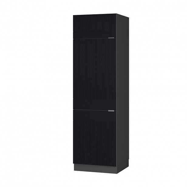 Vicco SKŘÍŇKA NA LEDNICI Fame-Line Černý pruhovaný 60 cm