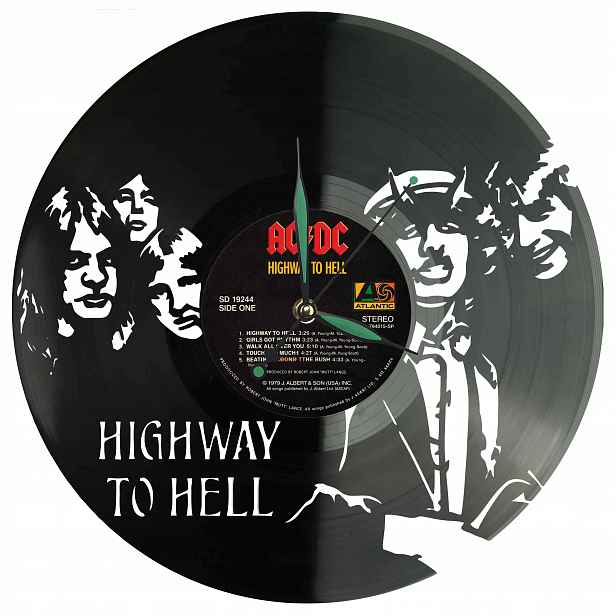 Ac-dc Acdc/dc Nápad na Dárek Nástěnná Dekorace z vinylové desky