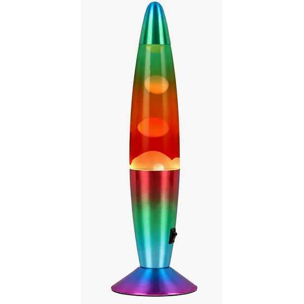 Lampa Lawa Lampa Lava 34 cm Duhová Led magma Duha magmatická s voskem Colim