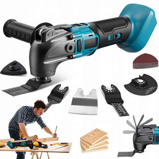 Akumulátorové Multifunkční Nářadí Multitool S 6 Rychlostmi 18 V