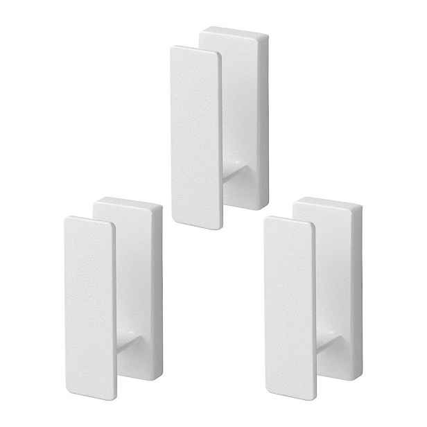 Bílé nástěnné kovové háčky v sadě 3 ks Tower – YAMAZAKI