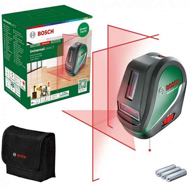Bosch - Křížový laser, dosah 10 m 0603663904