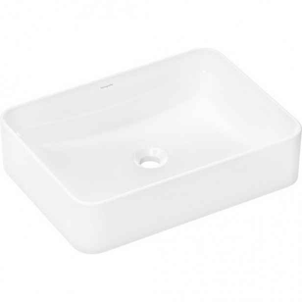 Hansgrohe Xuniva Q umyvadlo na desku 55x40 cm bez otvoru pro baterii, bez přepadu 61075450