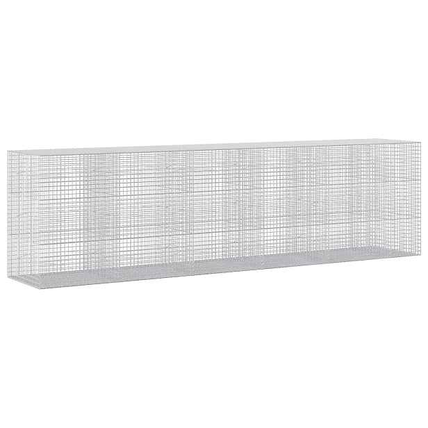 vidaXL Gabion s drátem 5 mm a síťkou 5x5 cm 550x100x150 cm