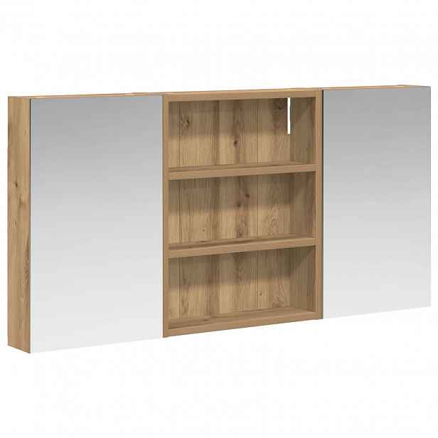 vidaXL Sada koupelnových skříněk 3 ks 100 x 10,5 x 50 cm