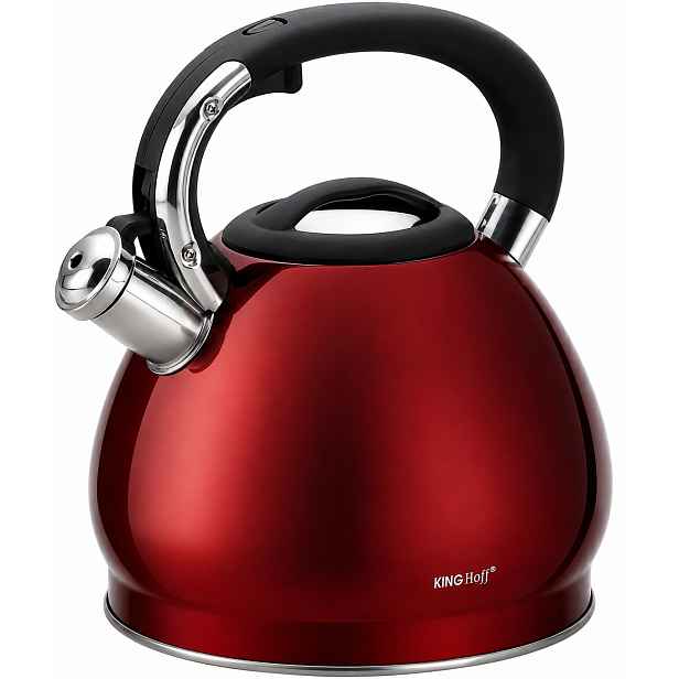 Konvice Ocelová s píšťalkou Indukce Plyn KingHoff