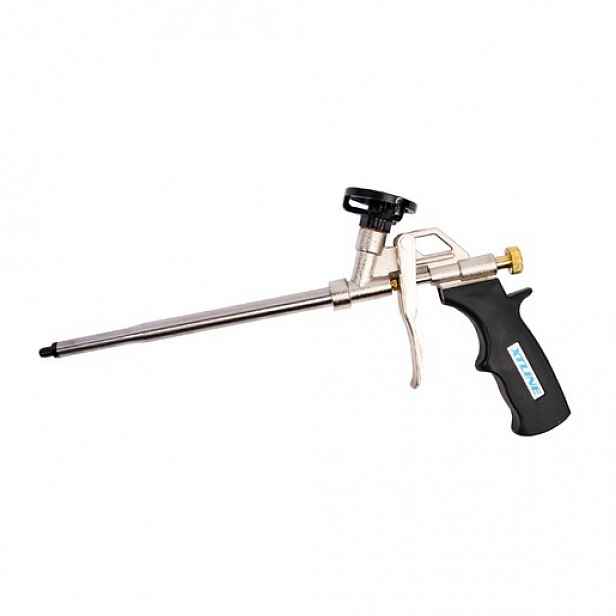Pistole XTLINE kovová teflonová na PU pěny s kovovou regulací 330 mm XT0193