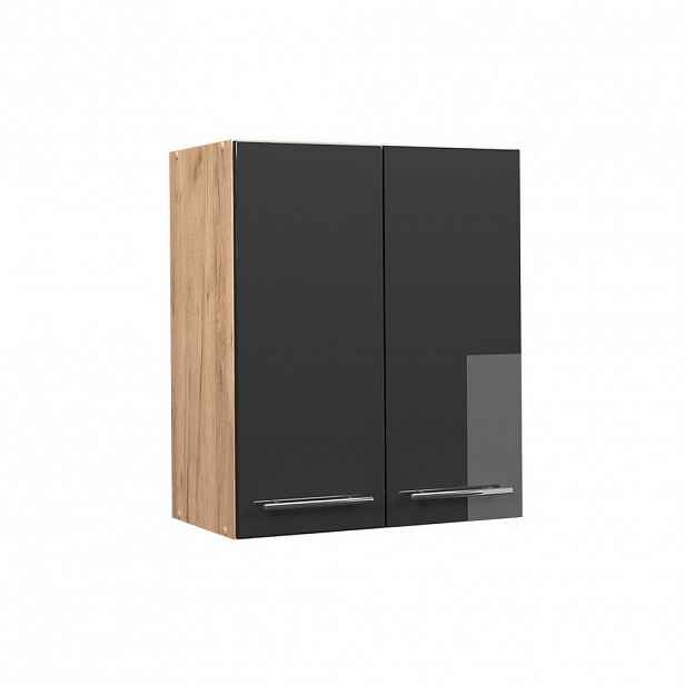 Vicco VĚŠÁK NA STĚNU Fame-Line Antracitový vysoký lesk 60 cm