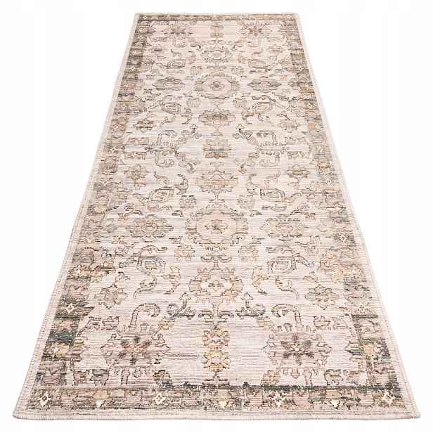 Koberec Běhoun do předsíně z vlny 80x200 cm Premium Přírodní pevná vlna