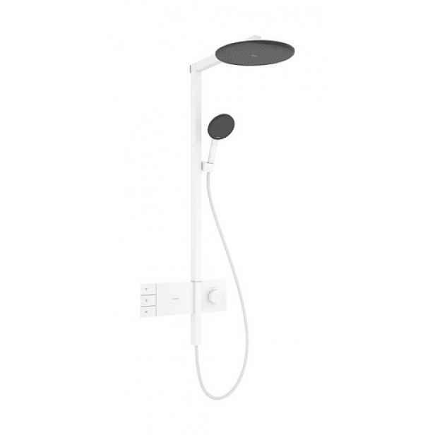 Sprchový systém Hansgrohe Raindance Alive S s termostatickou baterií matná bílá 24596700
