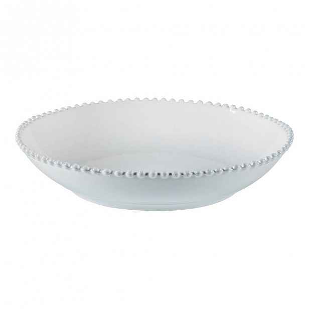 Bílá kameninová mísa na těstoviny Costa Nova Pearl, ⌀ 34 cm