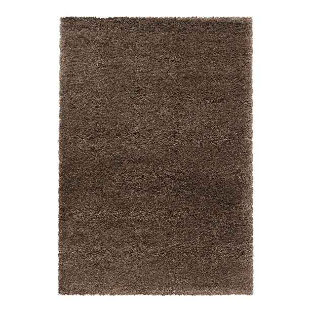 Tmavě hnědý koberec 200x290 cm Fluffy – Ayyildiz Carpets