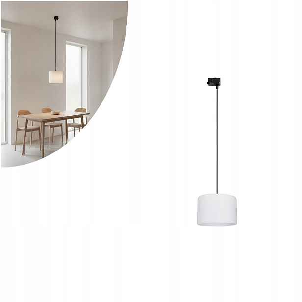 Závěsná 3-fázová kolejnicová lampa Tracer White 30 10695 Tk Lighting