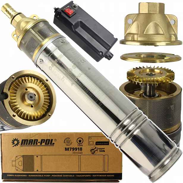 Hlubinná Pumpa 750 W 3000 l/h Mar-pol