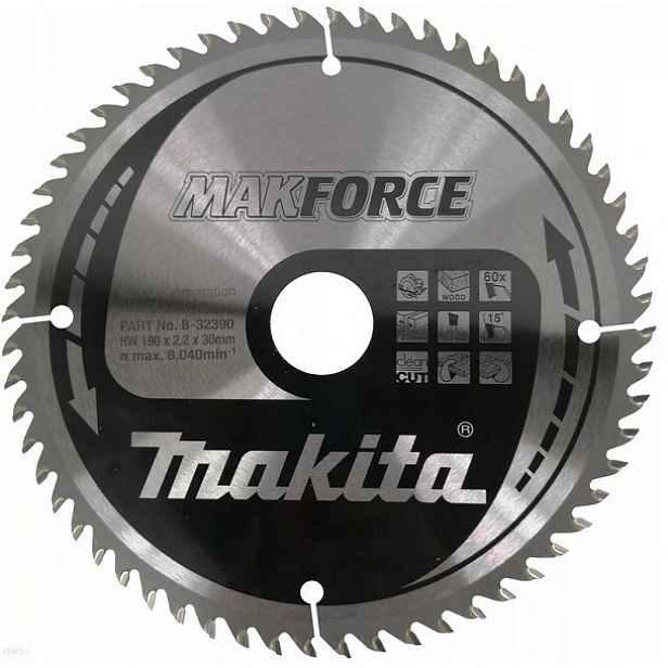Makita Řezací kotouč na dřevo přesný 190 x 30 mm 60 zubů Makforce