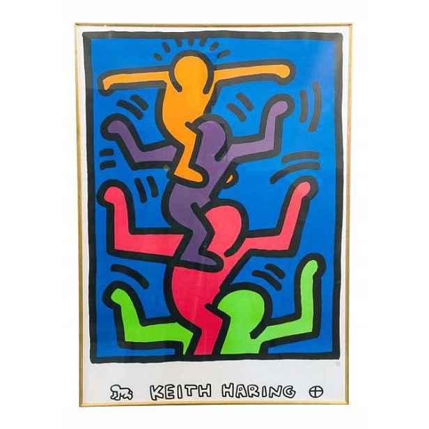 Plakát Keith Haring Abstraktní umění Vintage Retro 100x70 cm #5
