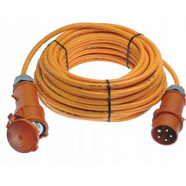 Prodloužení kabelu CEE16A 25m H07BQ-F5G25 400V