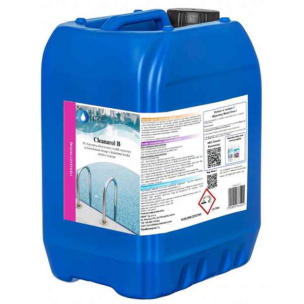 Cleanarol B Silně kyselý čistič bazénů Antikorozní 5 l Eban