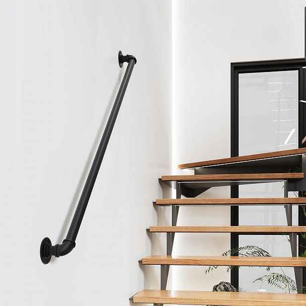 Trubkové schodišťové zábradlí 100 cm pro montáž na stěnu