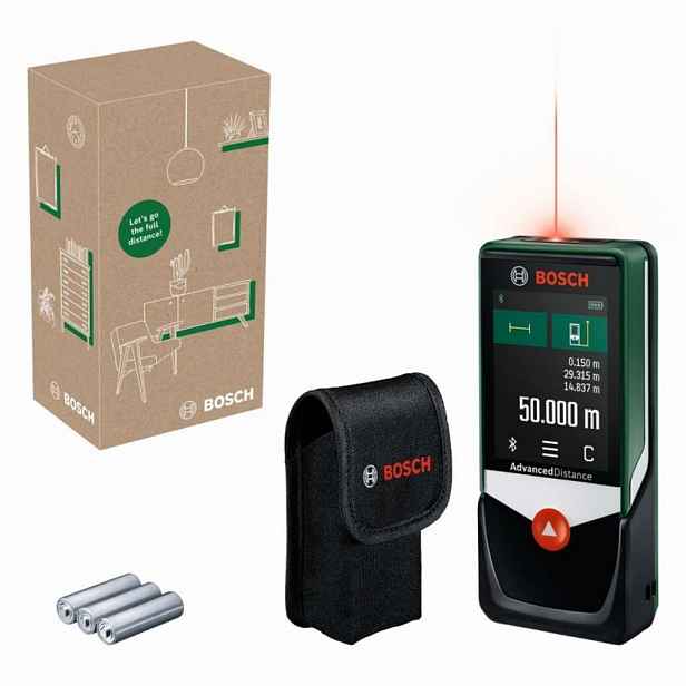 Bosch - Laserový měřič vzdálenosti, dosah 50 m 06036722Z0