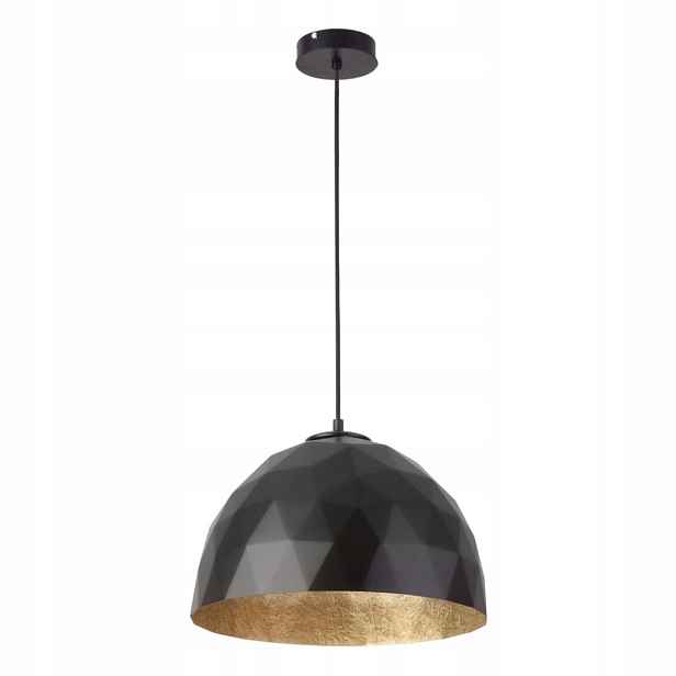Závěsná lampa černá geometrická kopule Diamant M 31371 Sigma Lighting