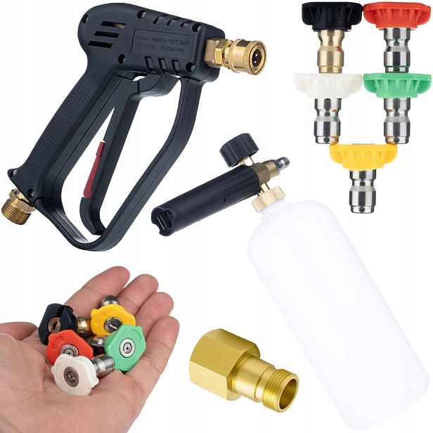 Sada Rosfix Pistole Hd 5 Trysek Adaptér Easy!lock M22 Pěnovačka 1 L