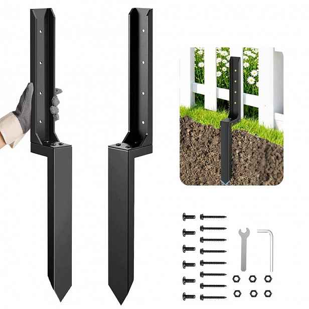 Držák pro plotový sloupek Bedee Opravný Pal 80 cm Ocelový