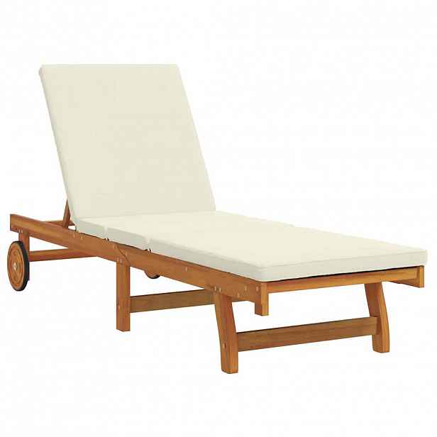vidaXL Slunečník Hnědá a krémová 199 x 63 x 85 cm