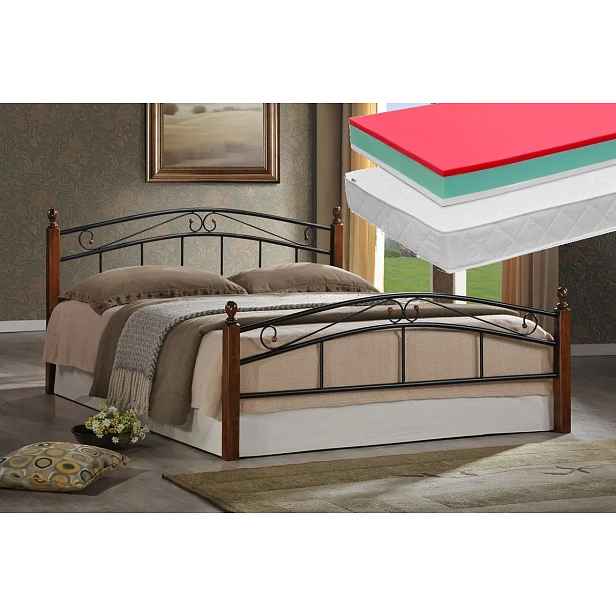 Casarredo Postel CRETA 180x200 cm + 2 ks matrace LITERA 90