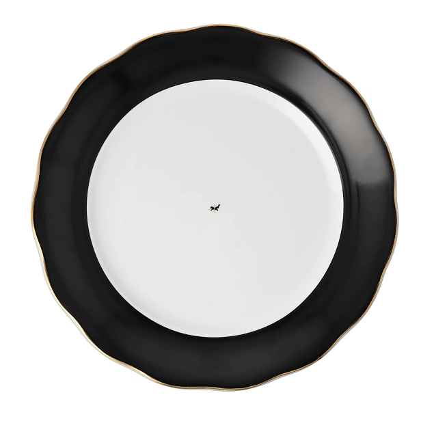 Jídelní talíř plochý 26 cm Alaska Circus Black Ćmielów