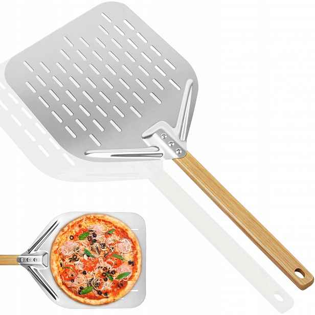 Lopata Na Pizzu Chléb Profesionální Skládací Inox S Otvory 39.5x30CM