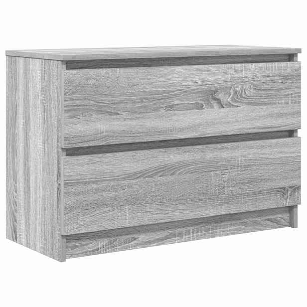 vidaXL TV skříňka šedá sonoma 80x35x54 cm kompozitní dřevo