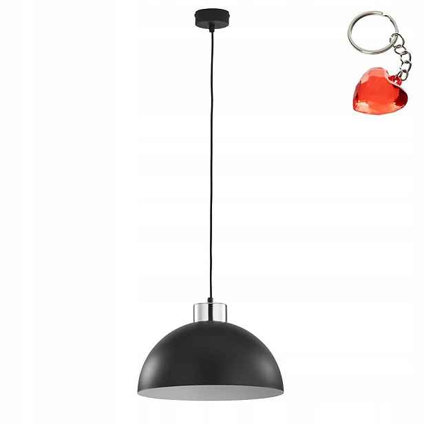 Závěsná lampa Tedi E27 Nastavitelná výška IP20 Černá Kov Tk Lighting