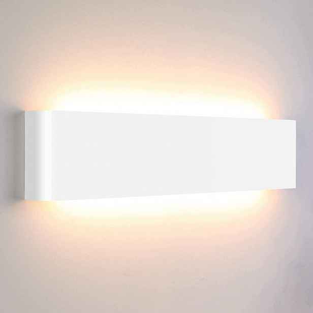 Led Nástěnné Svítidlo 18W 40CM Moderní Bílé Nahoru Dolů IP44 4ks