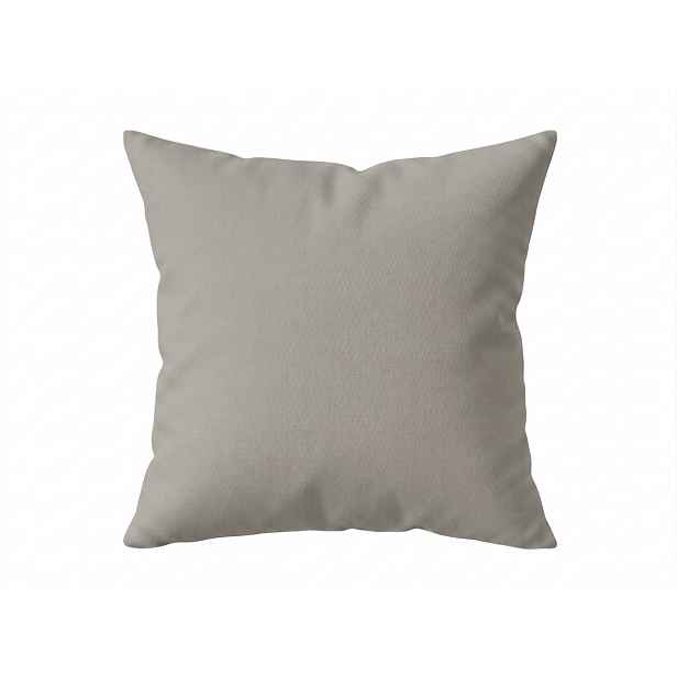 Povlak na polštář z mikrovlákna MICROVELLE 45x45 cm, šedý