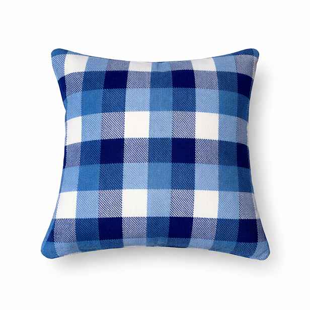TOP Mikroplyšový povlak 40x40 Modré káro