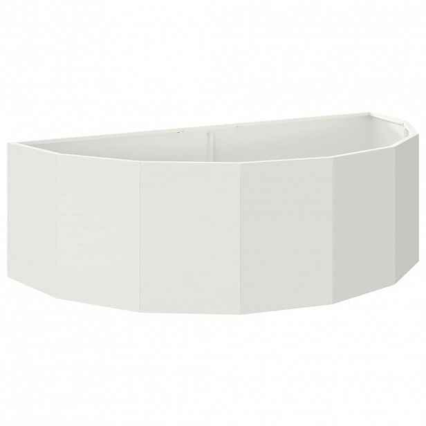 vidaXL Truhlík Bílá 120 x 60 x 35 cm Ocel