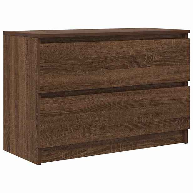 vidaXL TV skříňka hnědý dub 80x35x54 cm kompozitní dřevo