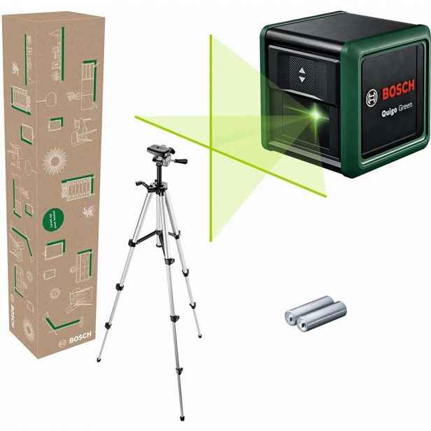 Bosch - Křížový laser, dosah 12 m, se stativem 0603663CZ1