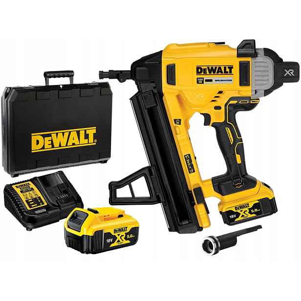 DeWALT DCN890P2 hřebíkovačka 18V 13-57 mm 2x5.0Ah kufr