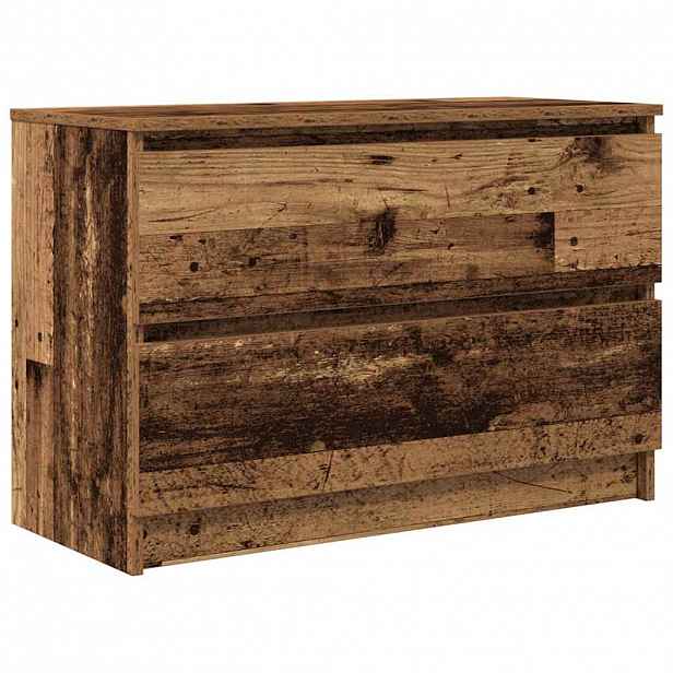 vidaXL TV skříňka old wood 80x35x54 cm kompozitní dřevo