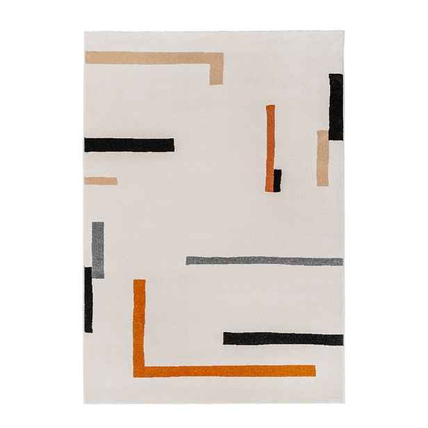 Oranžový/krémový koberec 80x150 cm Linea – Universal