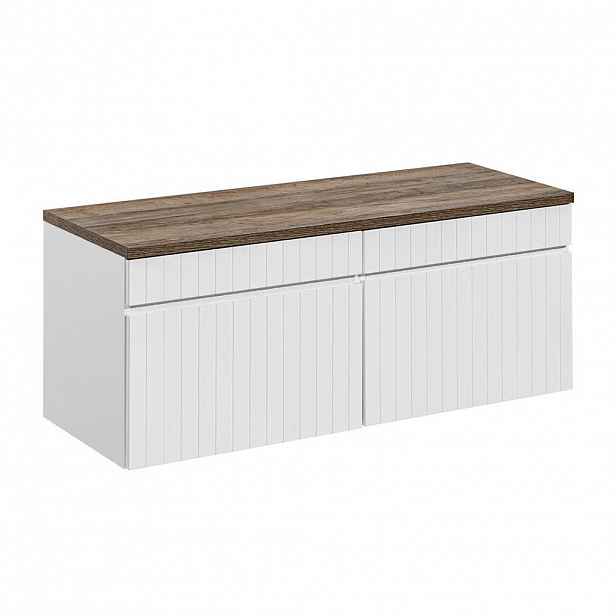 Petits-meubles SKŘÍŇKA POD UMYVADLO 120cm Zelie Bílá