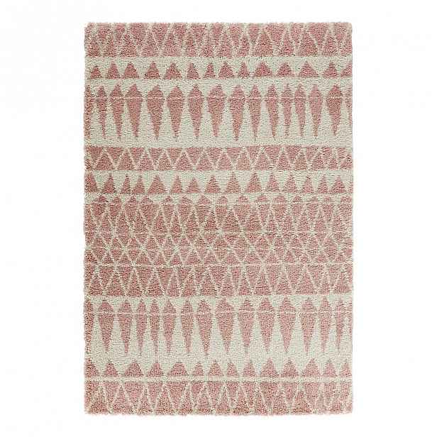 Růžový koberec Mint Rugs Allure Rose, 80 x 150 cm