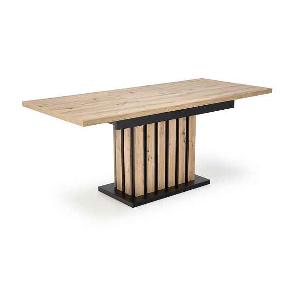 HALMAR Jídelní rozkládací stůl Lamello 160/210 cm dub artisan/černý